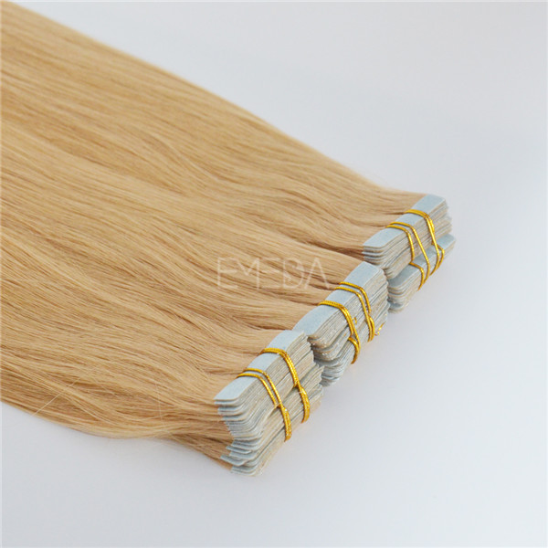 EMEDA virgin hair topest quality tape in hair extensions JF039